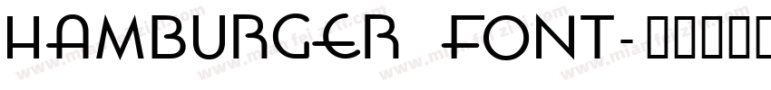 Hamburger Font字体转换